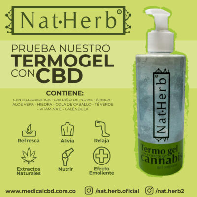 TermoGel con extracto de Cannabis CBD x 200ml